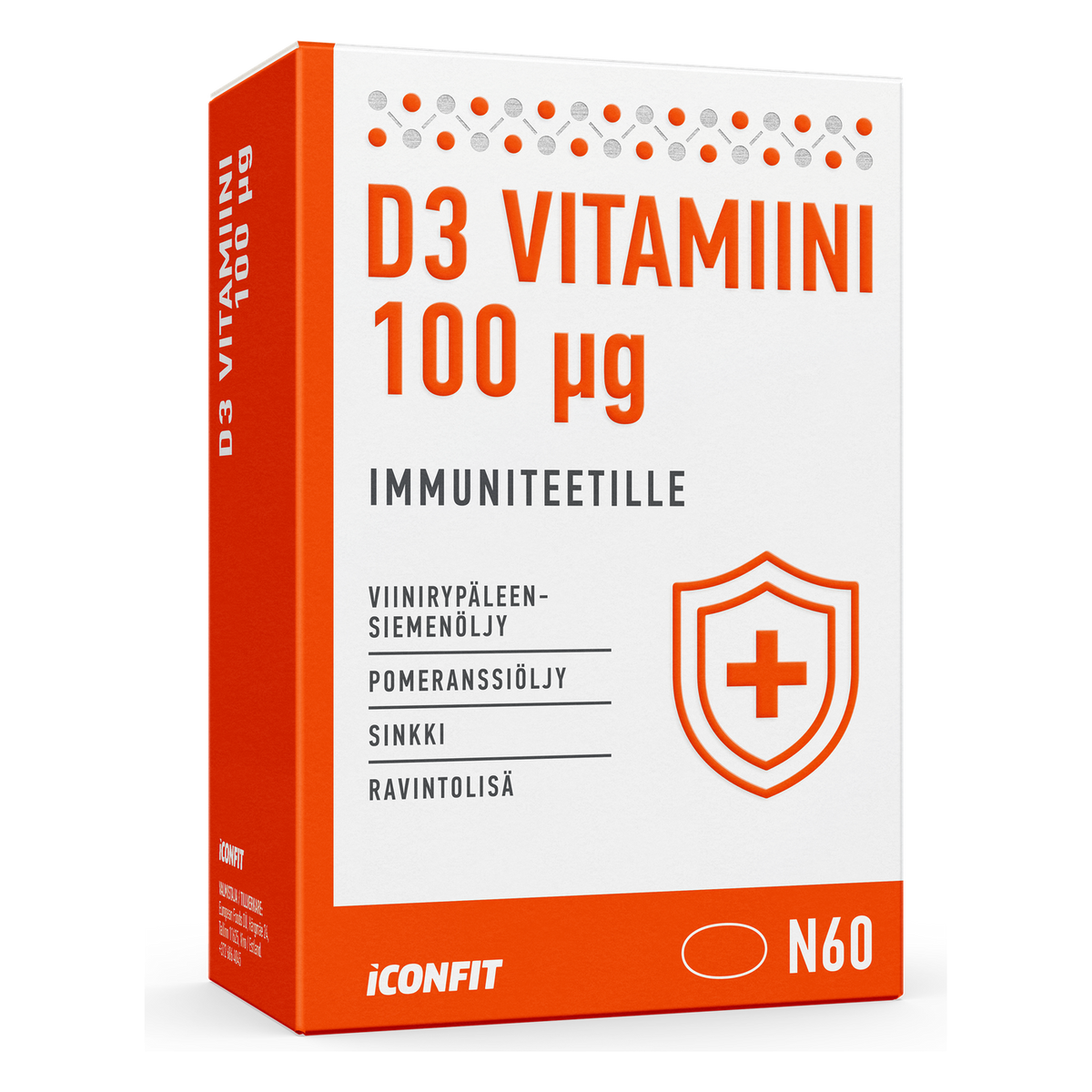 ICONFIT Witamina D3 na odporność 4000 IU (60 kapsułek)